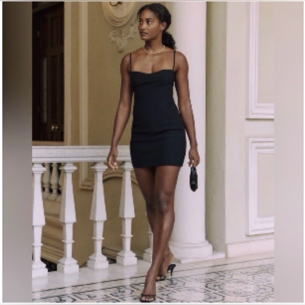 Abercrombie & Fitch Corset Clasp- Back Mini Dress